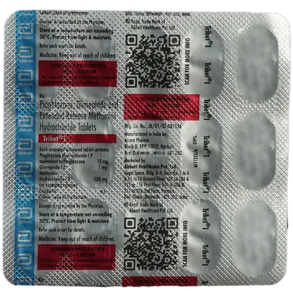 tribet 1mg tablet 15's